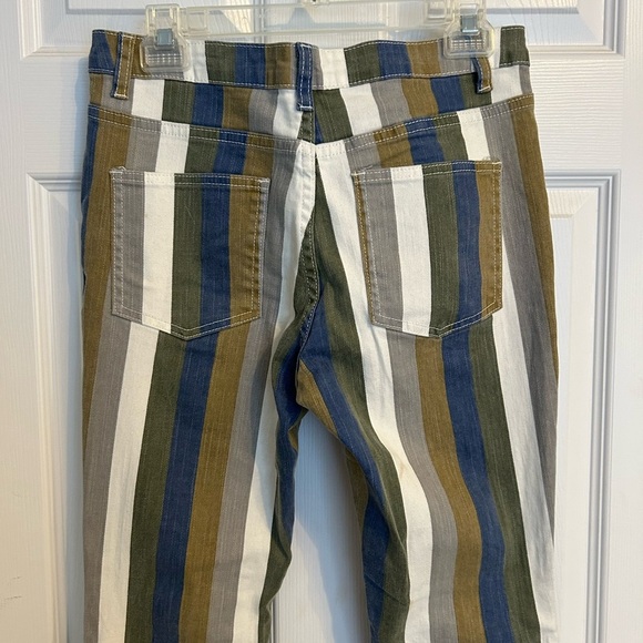 Hope Horizon Boho Striped Flare Jeans - Picture 7 of 10